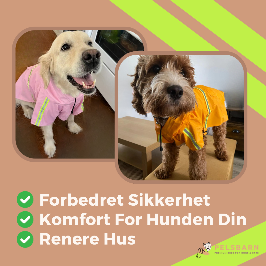Pelsbarn Regnjakke til Hund
