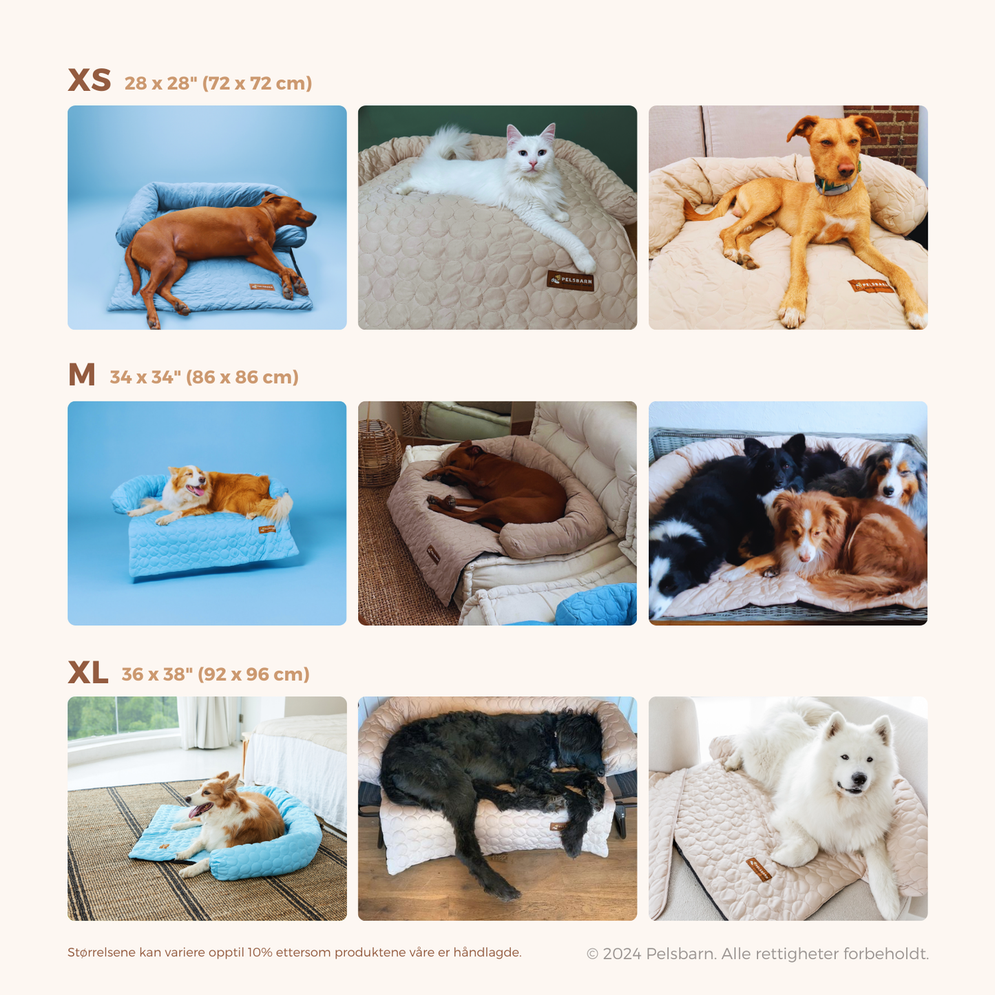 Pelsbarn® Nedkjølende Hundeseng