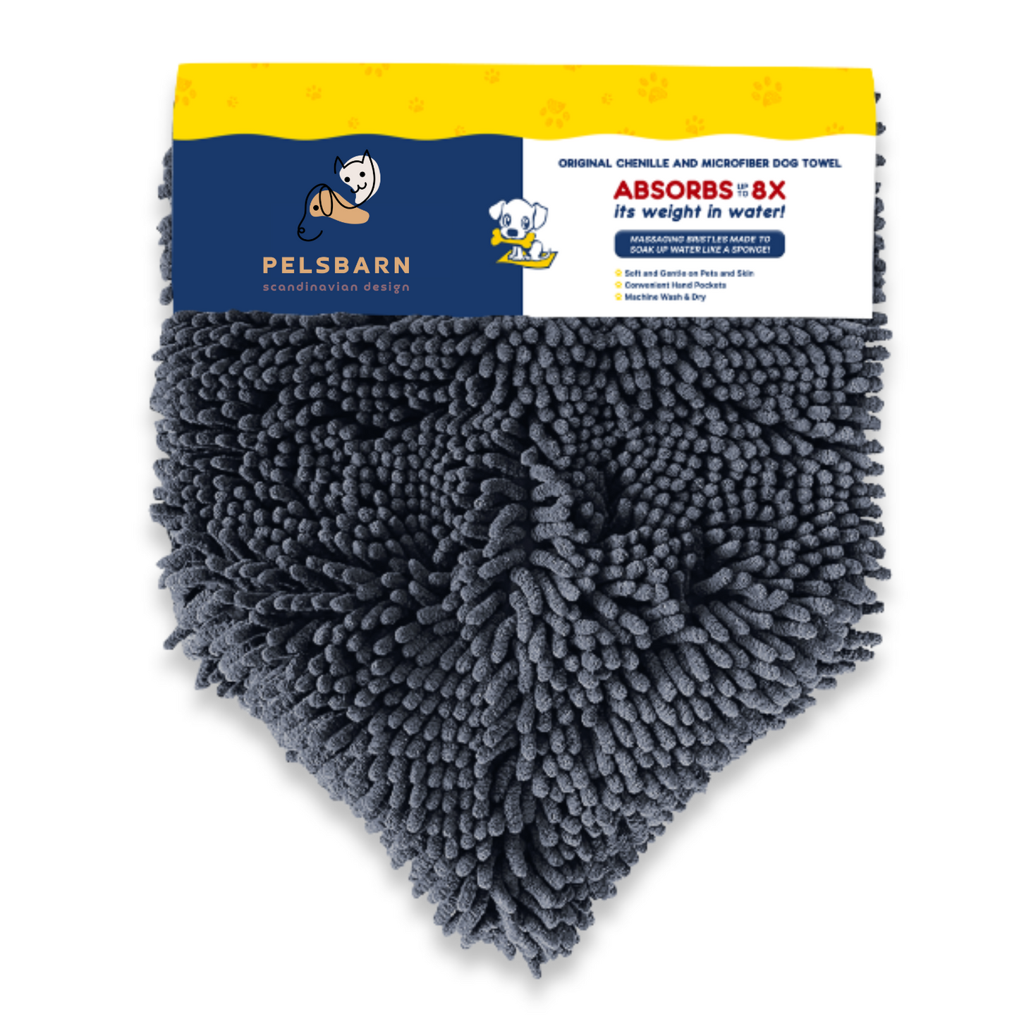 Pote Dørmatte - Fanger Skitt Umiddelbart (Ultra Absorberende Mikrofiber)