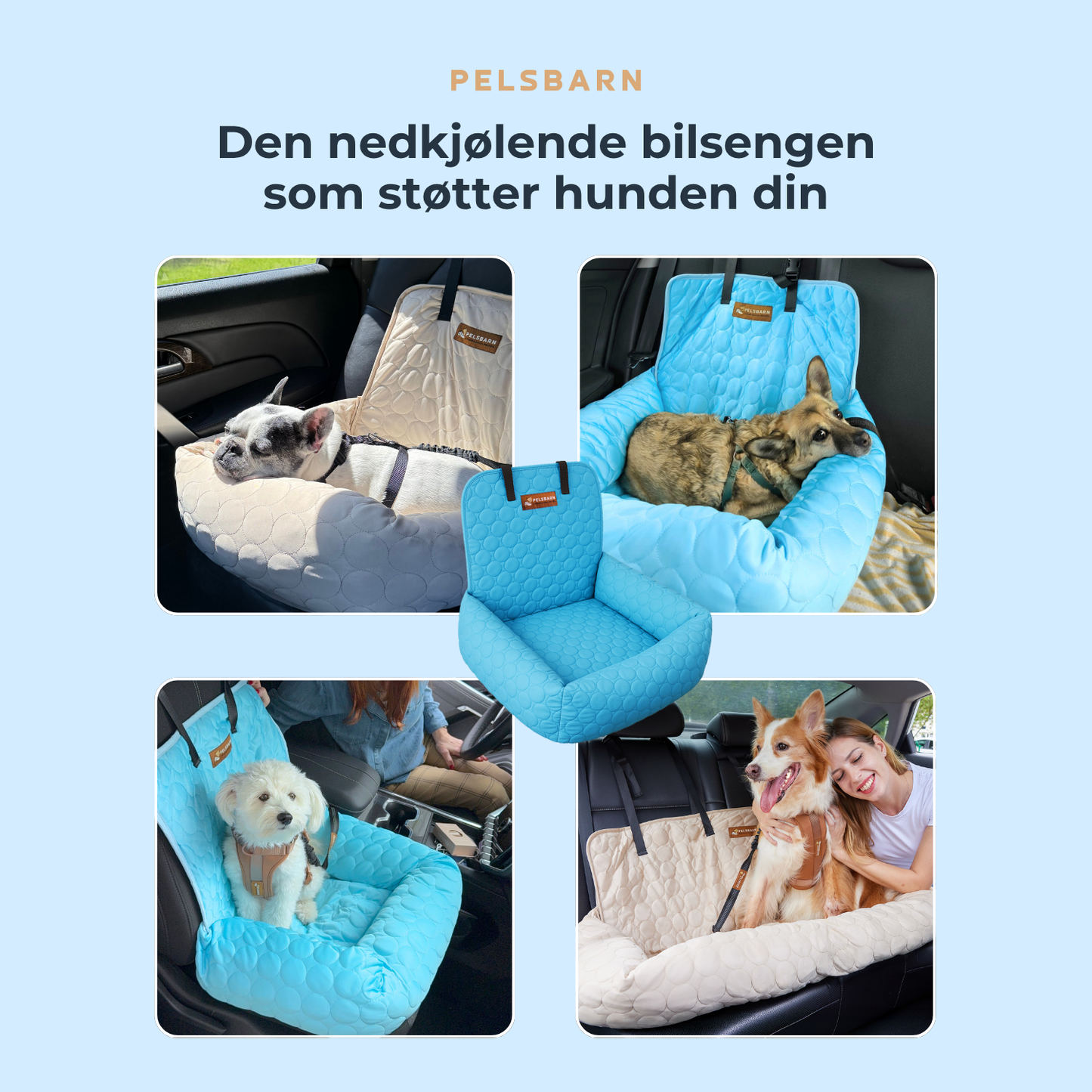 Pelsbarn Nedkjølende Bilseng