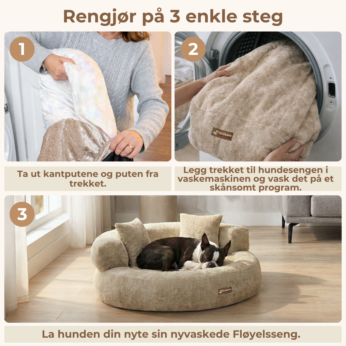 Cloud Velvet Hundeseng