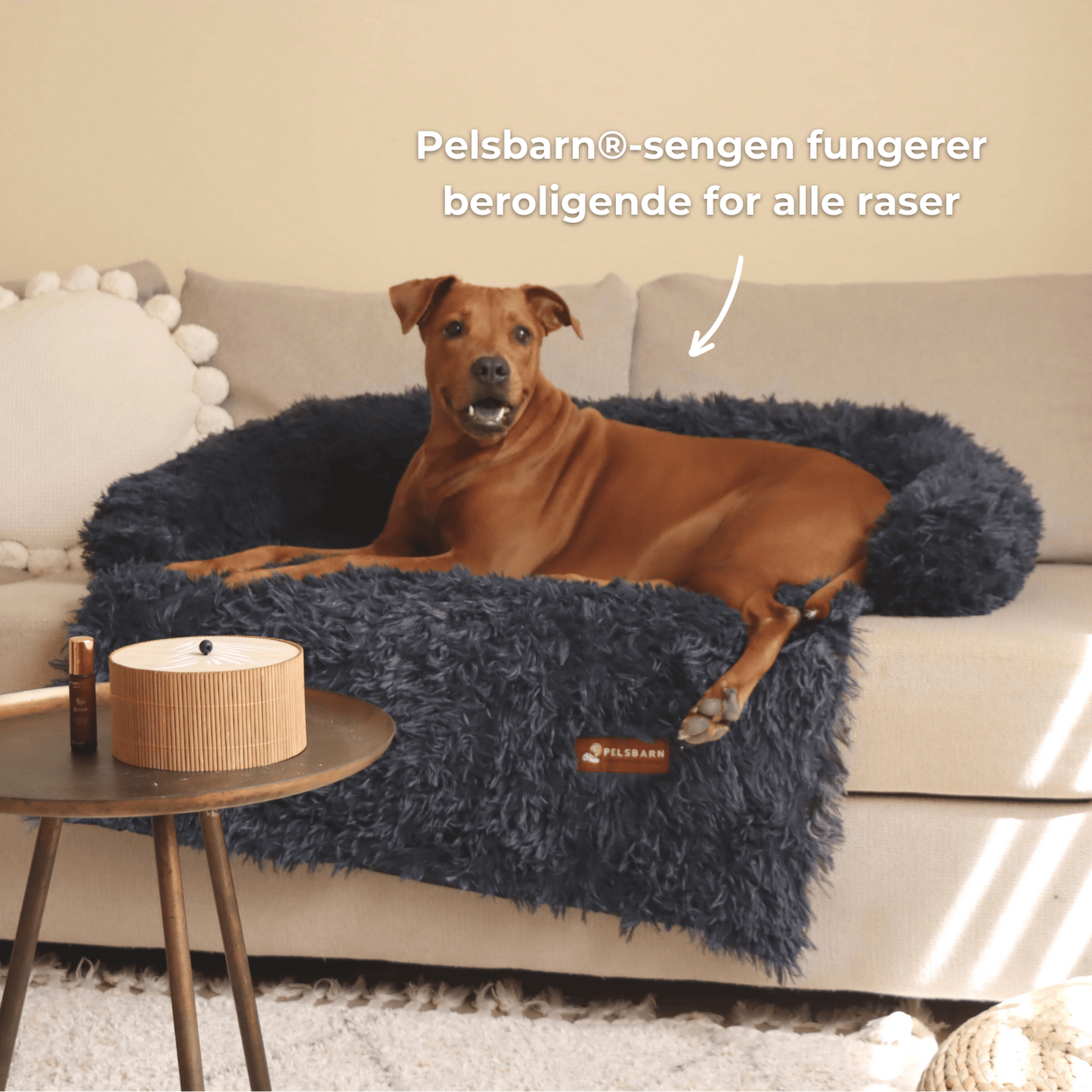 Pelsbarn® Hundeseng (+ GRATIS teppe)