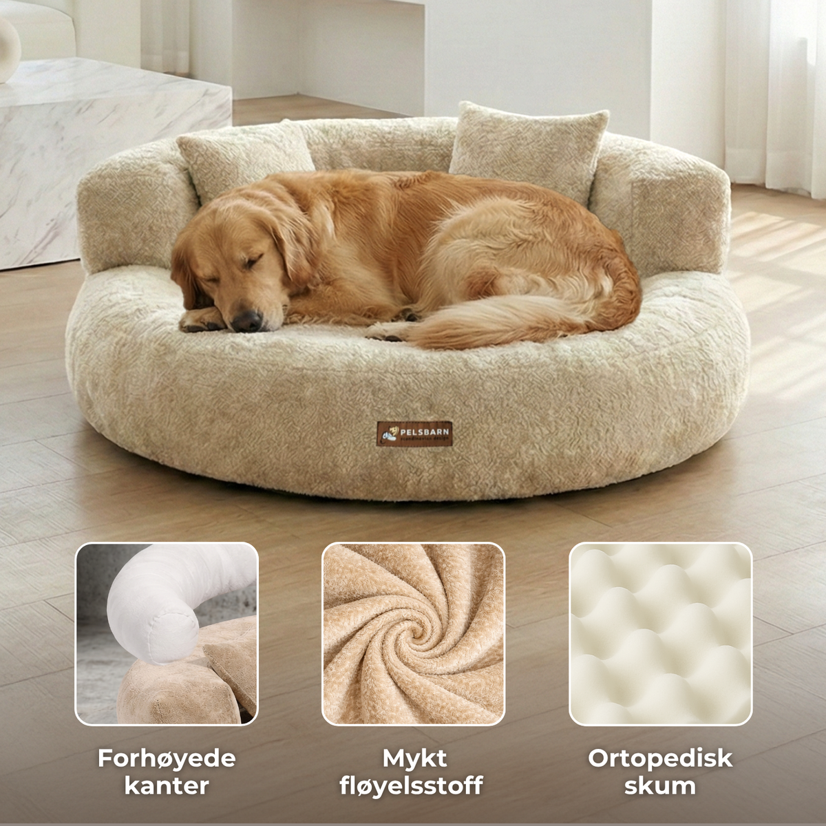 Cloud Velvet Hundeseng