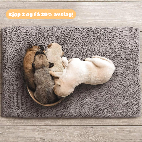 Pelsbarn® Matte - Luksuriøs Gulvmatte, Perfekt for Bad, Kjøkken, Innendørs og Utendørs, Maskin og Tørketrommel vennlig